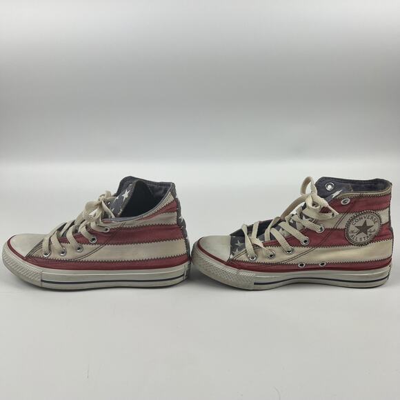Converse Chuck Taylor All Star American Flag Hi Top Sneakers Men 5.5 / Women 7.5 - Picture 5 of 8